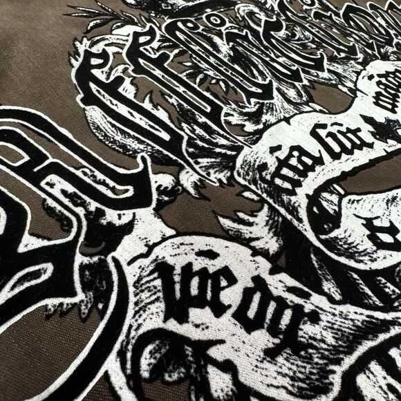 VTG Affliction Red Label Premium Men's Goth Blazer Jacket XL 48-50 Graphic RARE - Picture 9 of 14